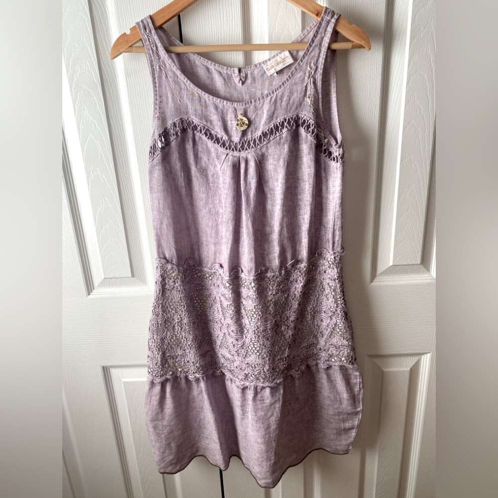 Elisa Cavaletti Lavender Mini Dress